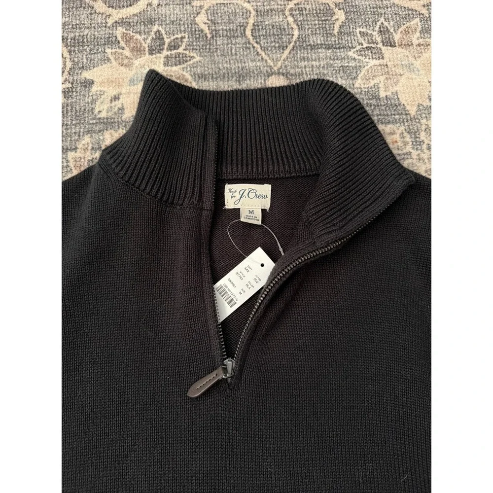 J.Crew Men's Quarter Zip Sweater